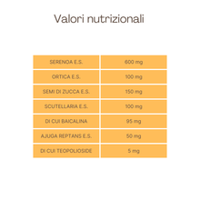 Carica l'immagine nel visualizzatore di Gallery, ProstaCom® ULTRA Serenoa 600 Integratore nutraceutico per ipertrofia prostatica benigna