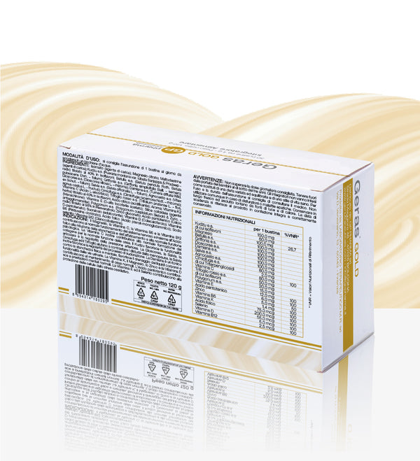 Geras Gold® Complemento Alimenticio - Contrarrestar los trastornos menopáusicos.