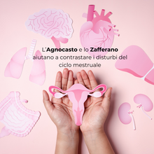 Carica l&#39;immagine nel visualizzatore di Gallery, Sinprem® Integratore nutraceutico costituito da componenti che hanno dimostrato favorire il normale tono dell’umore, il rilassamento e a contrastare i disturbi del ciclo mestruale