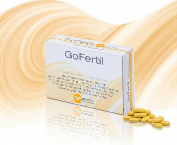 GoFertil® Integratore nutraceutico per fertilità maschile, oligospermia e astenospermia