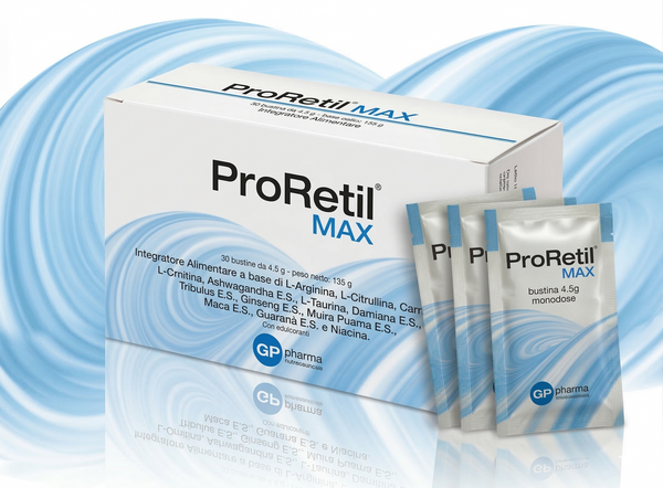 ProRetil® Max Integratore nutraceutico per il trattamento della disfunzione erettile