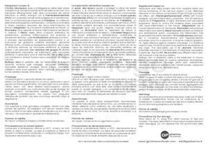 SinFlogo® NERV Integratore nutraceutico utile nel trattamento di sindromi dolorose croniche quali sciatalgie, neuropatie periferiche, neuropatie diabetiche, nevralgie, dolore pelvico, osteoartriti