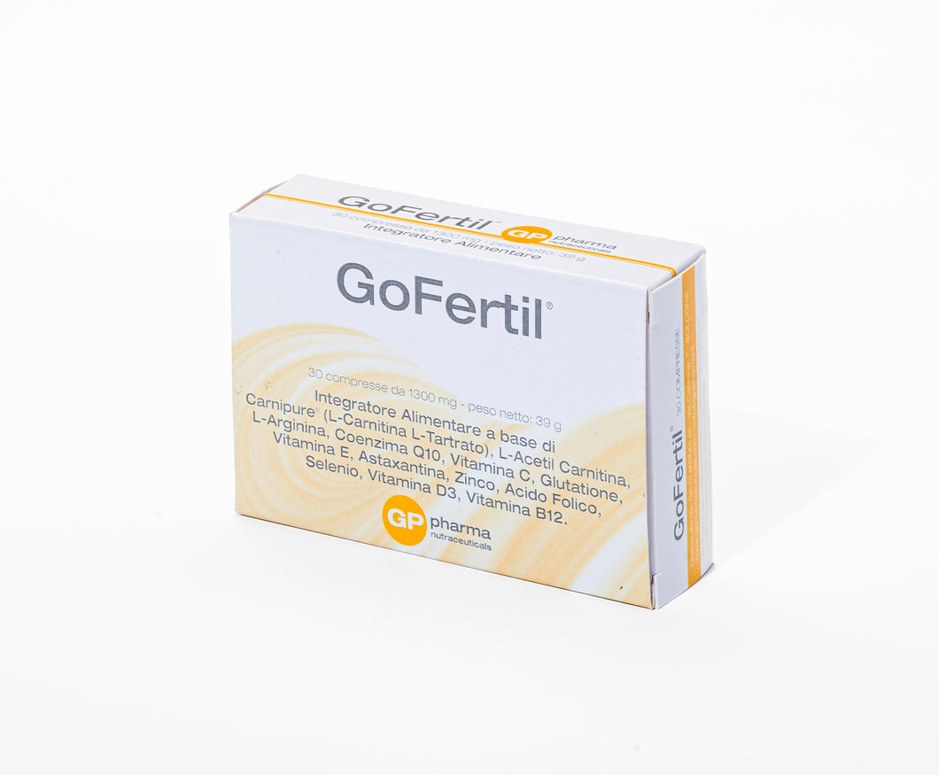 GoFertil® Integratore nutraceutico per fertilità maschile, oligospermia e astenospermia