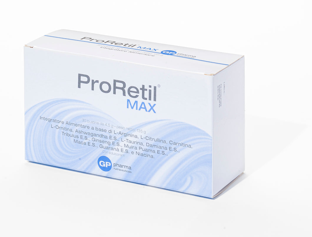 ProRetil® Max Integratore nutraceutico per il trattamento della disfunzione erettile