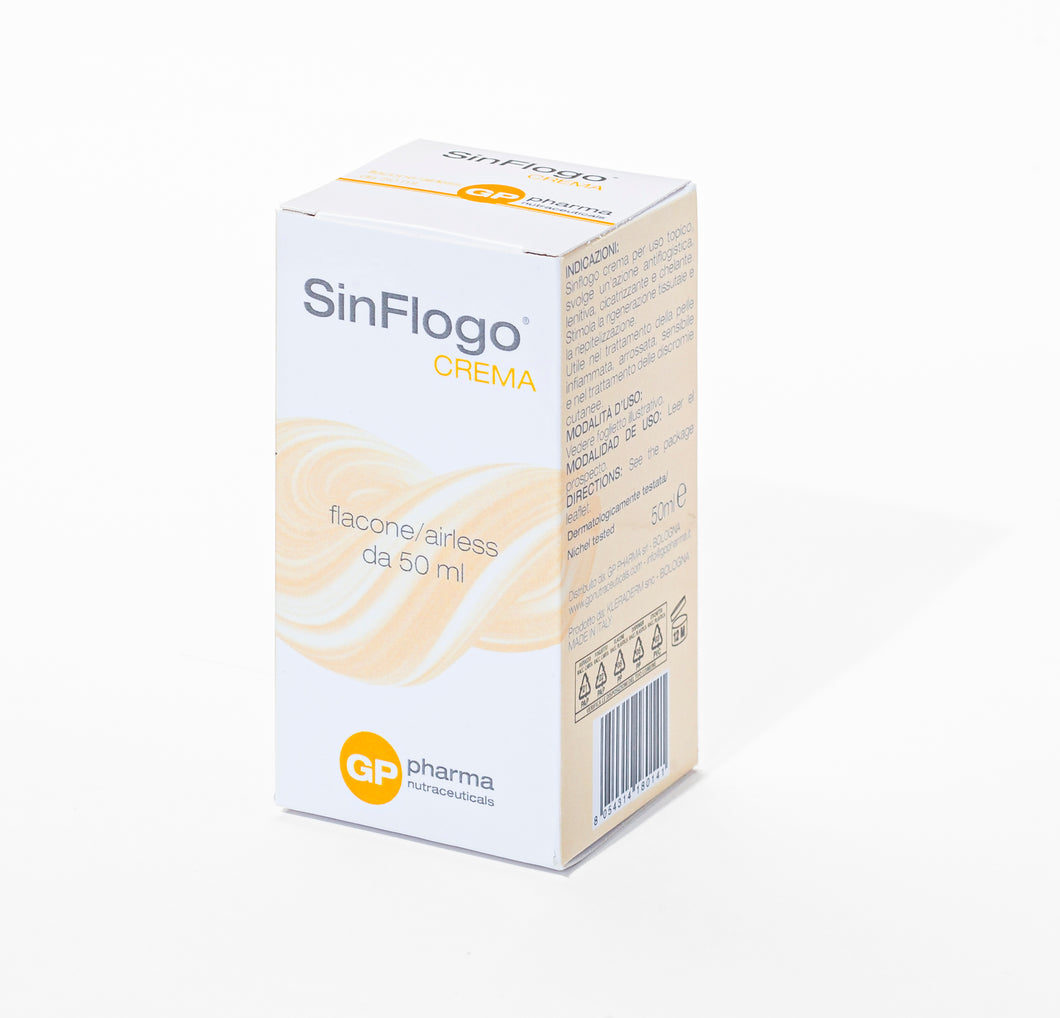 SinFlogo® crema, antinfiammatoria, antimicrobica, antiossidante e lenitiva