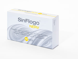 SinFlogo® NERV Integratore nutraceutico utile nel trattamento di sindromi dolorose croniche quali sciatalgie, neuropatie periferiche, neuropatie diabetiche, nevralgie, dolore pelvico, osteoartriti